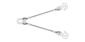 Two Leg Rope Wire Rope-2 Leg Bridles | Atlantic Cordage